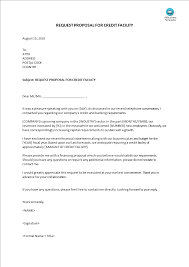 Request Proposal For Credit Facility Templates At Allbusinesstemplates Com