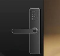 Aluminum Alloy Light Black Smart Fingerprint Password Intelligent Golden  Smart Door Lock