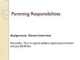 Here's how to deal with all of the new changes. Ppt Parenting Responsibilities Powerpoint Presentation Free Download Id 1945586