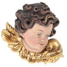 736 x 981 jpeg 70kb. Angel Head Left Head Of Angels Wood Carving 8 Cm Colored Acquisto Sculture In Legno