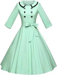 Best Seller Gowntown Womens Dresses 1950s Vintage Dresses 3 4 Sleeves Belt Swing Stretchy Dresses Online In 2020 Old Fashion Dresses 1950s Fashion Dresses Vintage 1950s Dresses