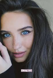 Pin By Oumaima On Worldwide Beauty Beautiful Freckles Black Hair Blue Eyes Beauty Eyes