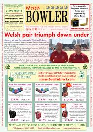 Welsh Bowler Spring Summer 2018 By Bl Journals Issuu