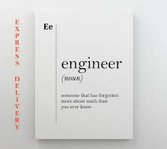 Engineer Canvas Art Engineer Gift For Coworker Engineer Etsy Engineering Gifts Canvas Quotes Gifts For Coworkers