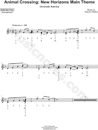 We give you 3 pages partial preview of perfect kalimba tablature music sheet that you can try for free. Kalimba Tree Animal Crossing New Horizons Main Theme Sheet Music In F Major Download Print Sku Mn0211726