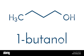 N Butanol 1 Butanol Molecule Used As Flavouring And As A Solvent Skeletal Formula Stock Vector Image Art Alamy