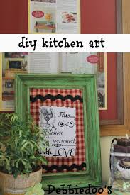 If you are on the lookout for craft ideas for kids, they don't come easier than this. 10 Easy Diy Kitchen Craft Decor Ideas Debbiedoos