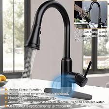 Maybe you would like to learn more about one of these? Amazon Com Touchless Kitchen Sink Faucets With Pull Down Sprayer Kitchen Faucet With Pull Out Sprayer Single Hole And 3 Hole Deck Mount 3 Mode Single Handle Matte Black Easy To Install Spot Resist Home Improvement