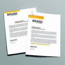 Download Free 4 Psd Letterhead Mockups In Psd Indesign Ai