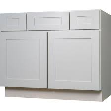 42 Inch Bathroom Vanity Single Sink Cabinet In Shaker White With Soft Close Drawer 42 Inch Bathroom Vanity Bathroom Vanity Cabinets Single Sink Bathroom Vanity