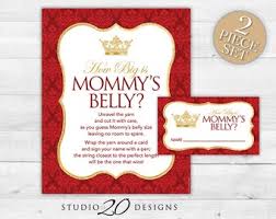 Red Baby Shower Etsy