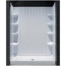 Learn more about how they can transform your bathroom by contacting the experts at wonder showers and baths in rochester. Kohler K 1688 0 White Sonata 90 H X 60 W X 36 D One Piece Shower Module With Integral High Dome Ceiling Less Grab Bar Kit Faucet Com