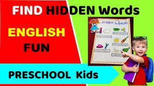Make your own custom word search with our free generator. Hidden Words English Activity L Nursery Kindergarten à¤• à¤² à¤ Activity L English Fun Games Youtube