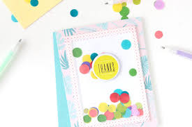 Shaker cards are a great way to add a fun, interactive touch to the ordinary greeting card. Diy Easy Shaker Cards Damask Love