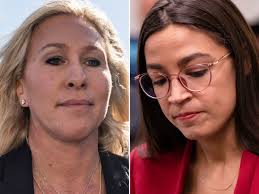 Marjorie taylor greene confronted democratic rep. Aoc Keeps Her Cool As Rep Greene Blasts Green New Deal As Communists Manifesto New York Daily News