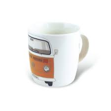 White mug gift box measures 4in long x 4in wide x 4in tall. Vw T2 Bus Coffee Mug 370ml In Gift Box Orange T2ta01