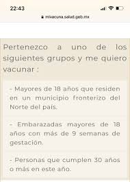 Selecciona la opción quiero vacunarme, después la entidad y municipio donde estás viviendo; Gz1zl80sbxngm