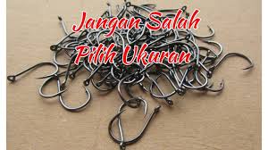 Cara merangkai 2 mata kail pada neklin untuk target ikan besar. Ukuran Mata Kail Pancing Youtube