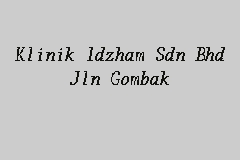 Discover the best of taman melawati so you can plan your trip right. Klinik Idzham Sdn Bhd Jln Gombak Klinik In Jalan Gombak