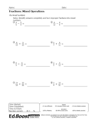 subtraction with fractions edboost