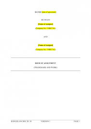 La ferme des animaux resume de la fin. Deed Of Assignment For Trademark Template Burgielaw