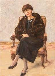 (comic) kaa and lola bunny. Max Liebermann Portrait Lola Leder In Fur Coat Sitting 1922 Mutualart