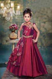 Birthday Dress Girls Special Dress For Gift Partywear Fancy Indian Dress 98015 Wedding Dresses For Kids Gowns For Girls Kids Gown