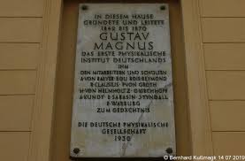 Europa Deutschland Berlin Mitte Am Kupfergraben Gedenktafel Fur Gustav Magnus Berlin Personalized Items