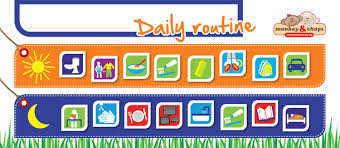 daily routine chart help your family get organised