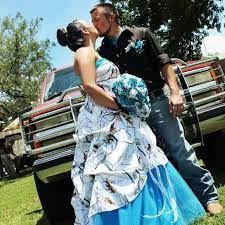Pin By Jessie Mcknight On Mostly Western Wedding Camo Wedding Dresses Blue Camo Wedding Camo Wedding
