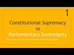 Authorities and persons in the country. Public Law 1 Constitutional Supremacy Vs Parliamentary Sovereignty Youtube
