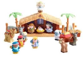 Play Figurines Storytelling Visuals Little People Christmas Story Nativity With Lights And Sounds Nativity Set Christmas Gifts For Kids A Christmas Story