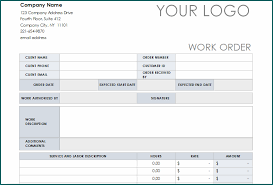 At times the procedure is long and labored as when purchasing a new. Free Printable Work Order Form Template Bogiolo