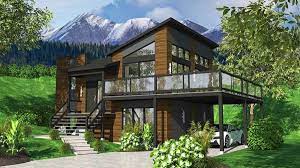 The best walkout basement house floor plans. Small 4 Bedroom House Plan With A Walk Out Basement