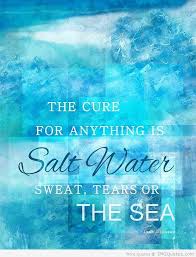 Best salt water quotes selected by thousands of our users! The Cure For Anything Is Salt Water Sweat Tears Or The Sea 002 Storemypic
