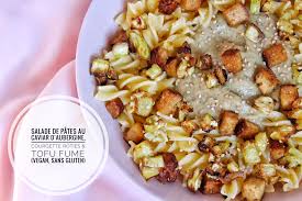 Salade De Pates Au Caviar D Aubergine Courgettes Roties Et Tofu Fume Vegan Sans Gluten Sans Lactose Vegetarien Salade De Pates Recette De Plat Tofu Fume