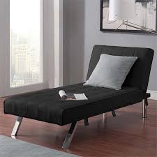 Some chaise lounges come with special features. Dhp Emily Faux Leather Chaise Lounge In Black 2024009