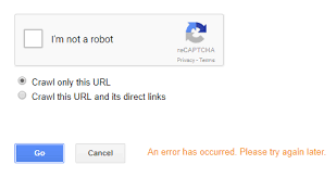 How to fix server errors? Why Does Fetch As Google Tool Display An Error Has Occurred Washam Development
