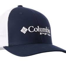 Columbia Pfg Mesh Hat Navy Blue Columbia Sportswear Company Large X Large Unisex Mesh Hat Hats Columbia Pfg