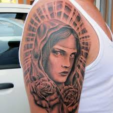 Spiral hail mary lord's prayer tattoo kit $100.00 $75.00 select options; Virgin Mary Tattoos 35 Inspirational Collections Design Press