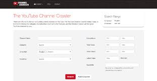 Maybe you would like to learn more about one of these? The Youtube Channel Crawler