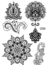 Natural henna tattoo paste recipe. Mandala Tattoos Lotus Flower Tattoo Mehendi Henna Inspired Tempotats