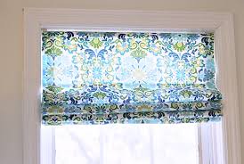 If you are looking for more of a valance look, only line a small area of the shade that will be visible as it sits over the window. Diy Roman Shades With Mini Blinds Hearth And Vine