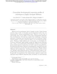We did not find results for: Pdf Concordant Developmental Expression Profiles Of Orthologues In Highly Divergent Bilateria