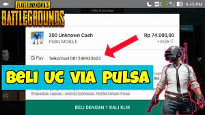 Cara Beli Uc Pubg Mobile Via Pulsa Youtube