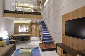 Loft Avec Mezzanine Sur Le Paquebot Oasis Of The Seas Maison Contemporaine Plans Loft