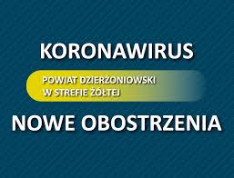 Obostrzenia nie wrócą w całym kraju, a jedynie w strefa czerwona zostanie wyznaczona, jeśli wzrośnie on powyżej 12, a jeśli utrzyma się w przedziale. Powiat Dzierzoniowski Nadal W Strefie Zoltej Nowe Obostrzenia Powiat Dzierzoniowski