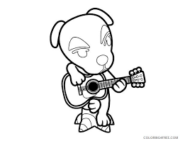 Free download to print sable animal crossing coloring page for kids. Animal Crossing Coloring Pages Printable Coloring4free Coloring4free Com