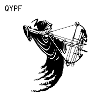 Qypf 14 5 16 5cm Interesting Reaper Bow Arrow Hunter Decor Car Sticker Silhouette Extreme Movement Vinyl C16 1633 Car Stickers Aliexpress A digital download bow and arrow silhouette cutting file. qypf 14 5 16 5cm interesting reaper bow arrow hunter decor car sticker silhouette extreme movement vinyl c16 1633