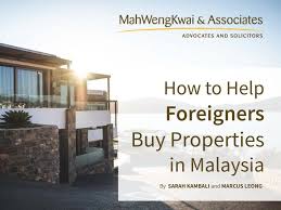 Usually ic and first 2 pages and last page (signage page) of snp need to attached. How To Help Foreigners Buy Properties In Malaysia
